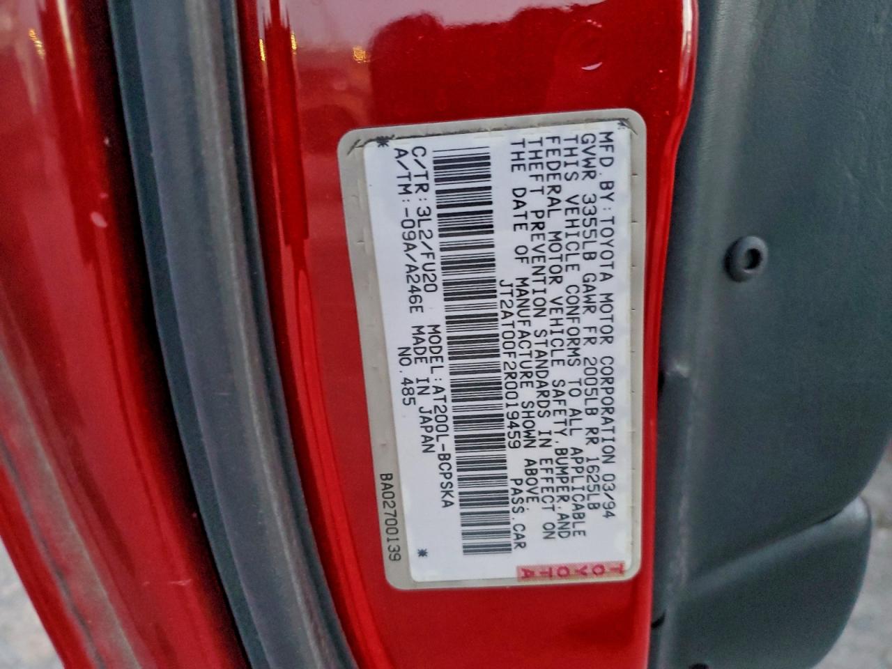 1994 TOYOTA CELICA ST photo 34
