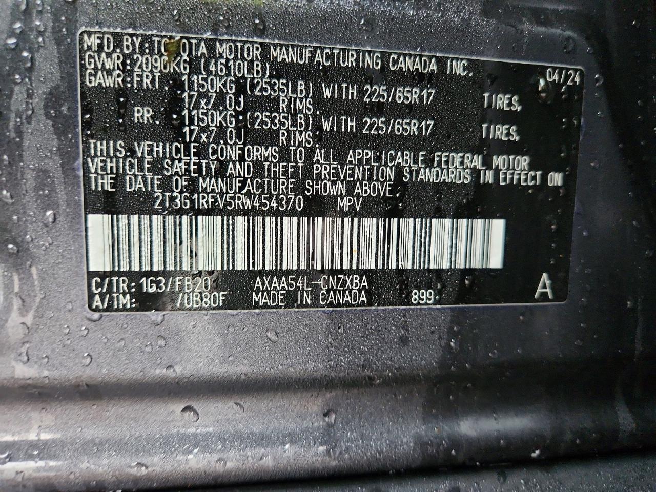 2024 TOYOTA RAV4 LE photo 25