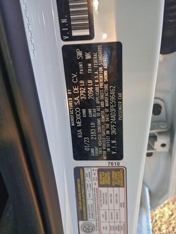 2023 KIA FORTE LX photo 25