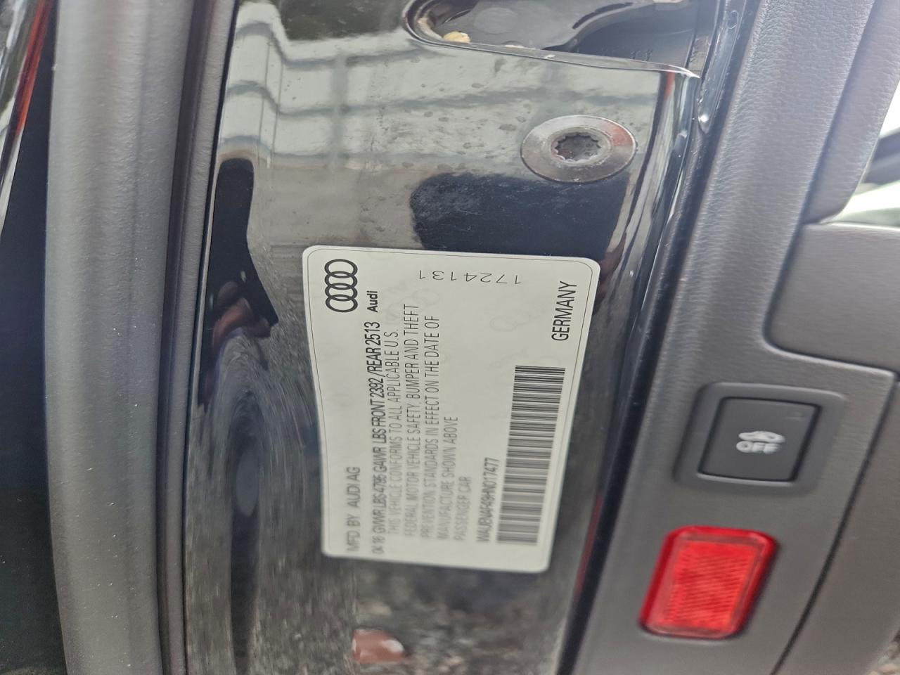2017 AUDI A4 PREMIUM PLUS photo 12