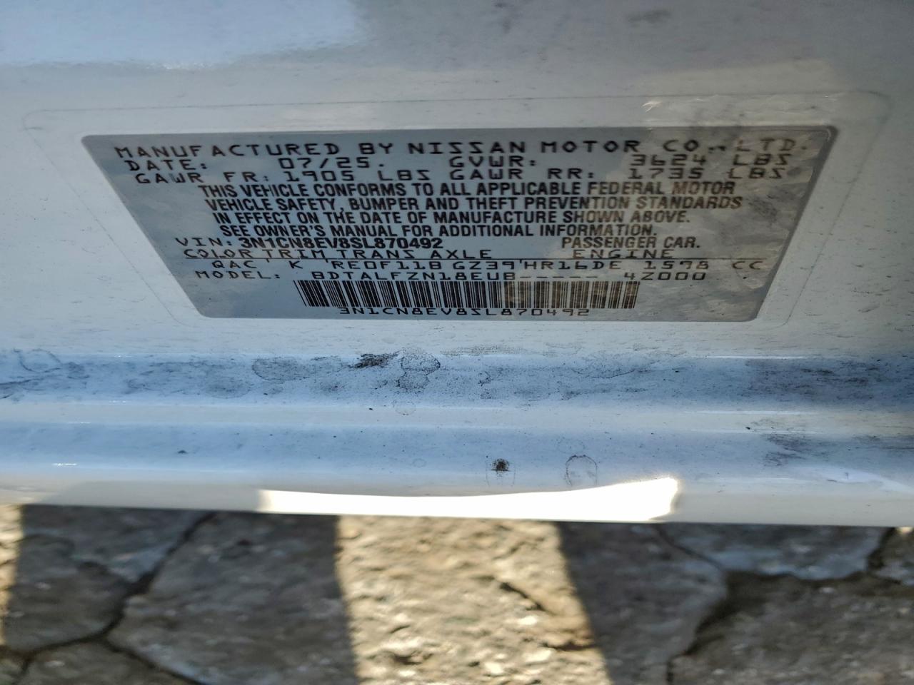 2025 NISSAN VERSA SV photo 34