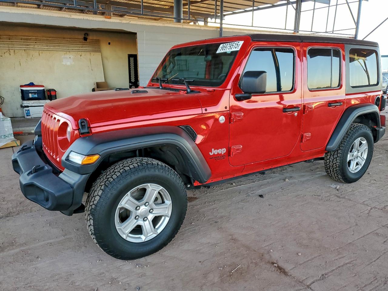 2018 JEEP WRANGLER UNLIMITED SPORT — REAR END damage — photo 1