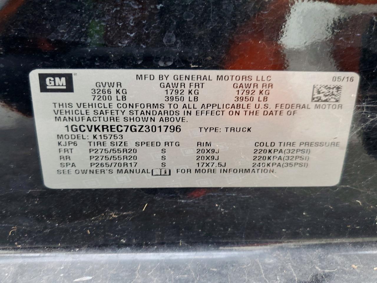 2016 CHEVROLET SILVERADO K1500 LT photo 23