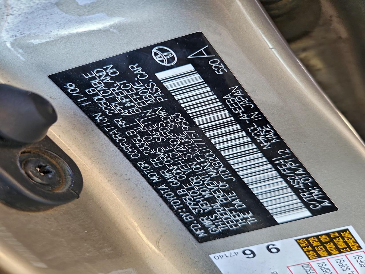 2007 TOYOTA PRIUS photo 12