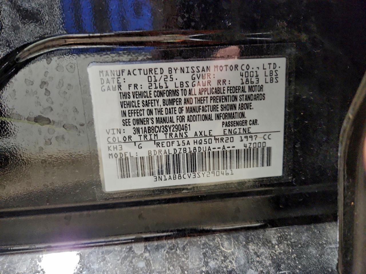 2025 NISSAN SENTRA SV photo 23