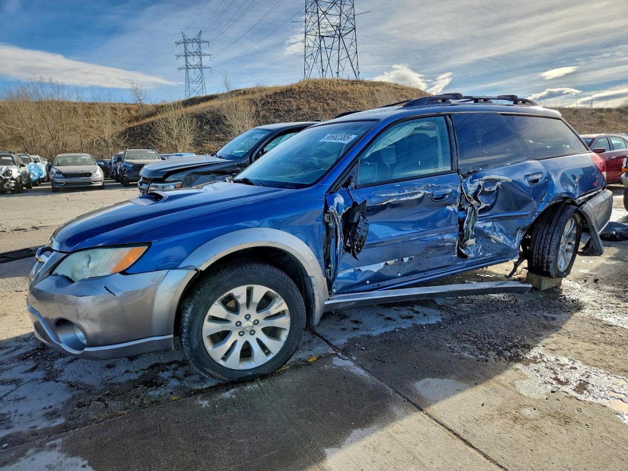2009 SUBARU OUTBACK 2.5XT LIMITED — SIDE damage — photo 1
