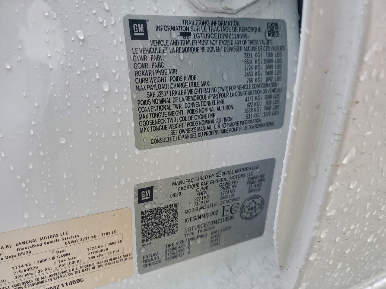 2021 GMC SIERRA K1500 ELEVATION photo 12