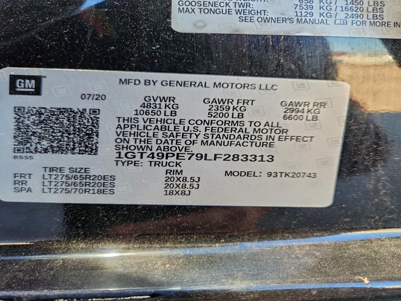 2020 GMC SIERRA K2500 AT4 photo 34