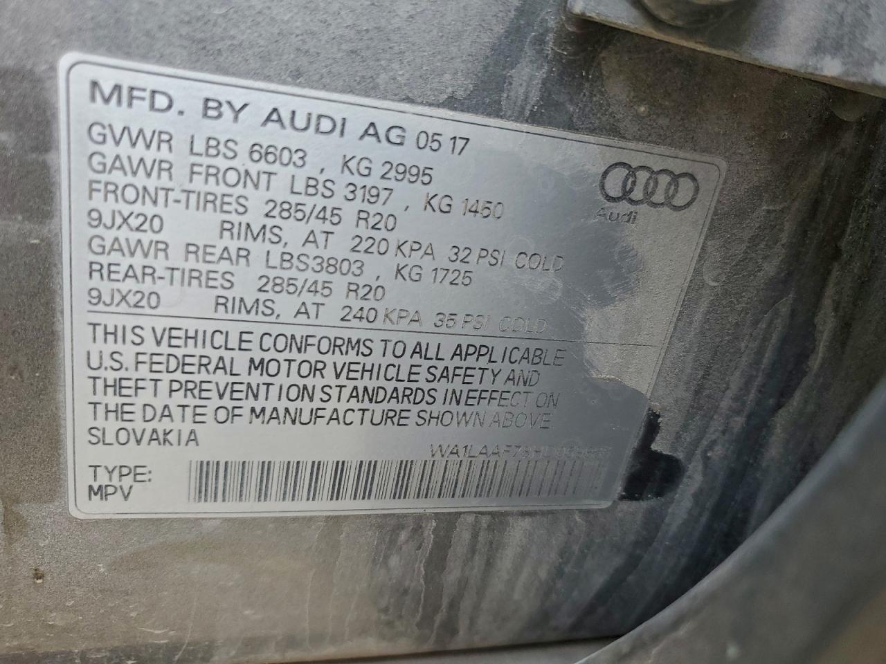 2017 AUDI Q7 PREMIUM PLUS photo 25