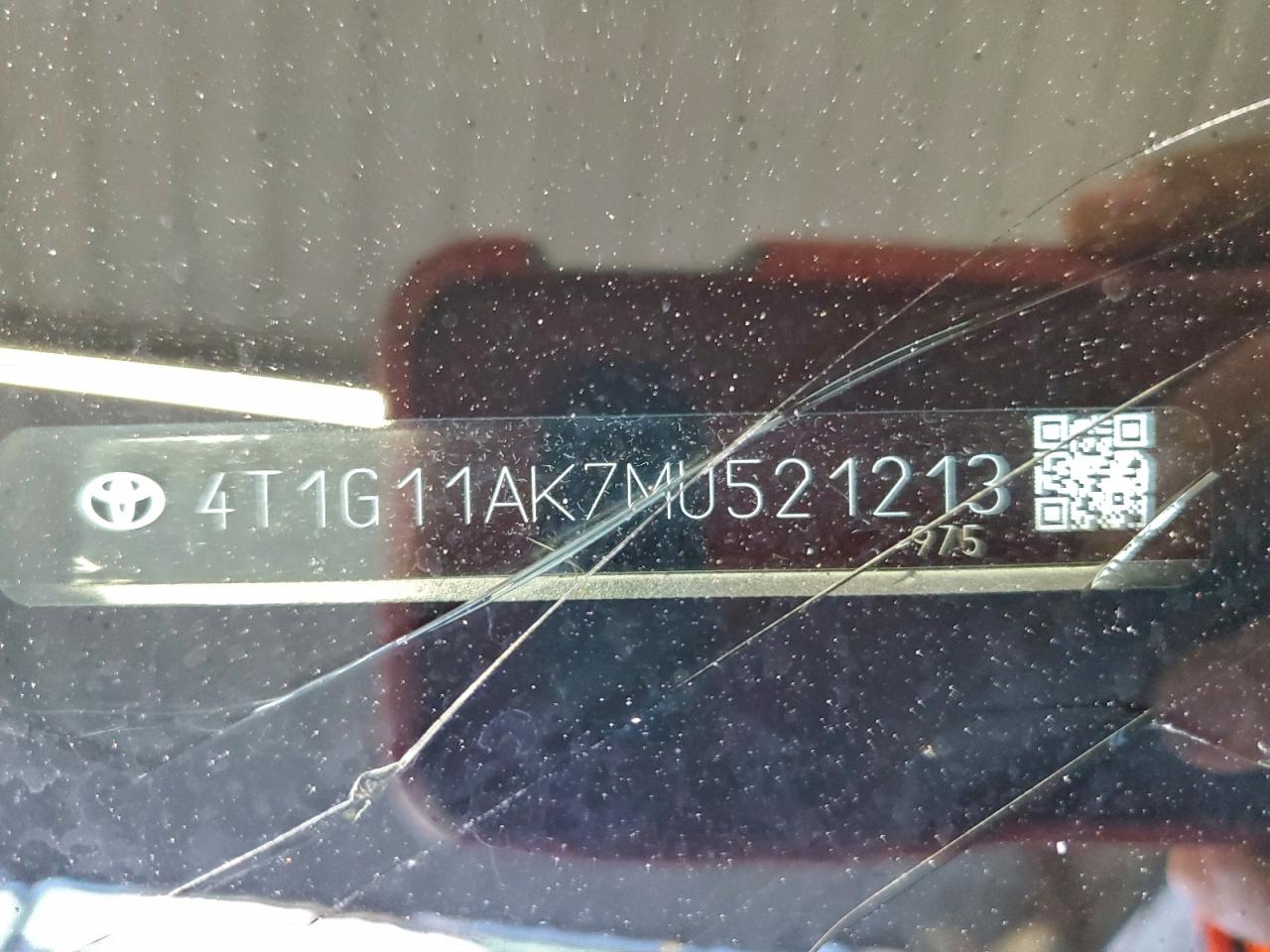 2021 TOYOTA CAMRY SE photo 12