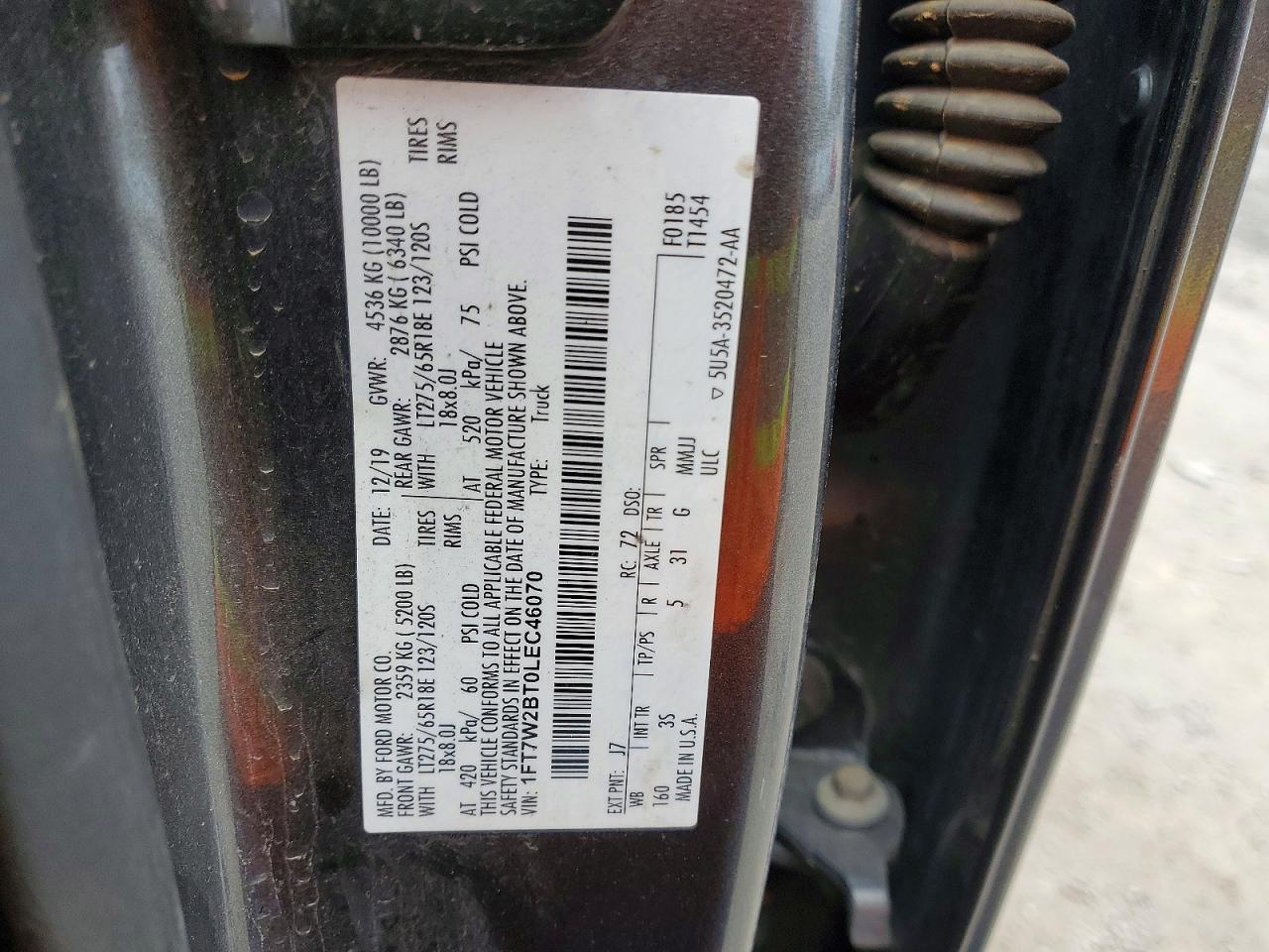 2020 FORD F250 SUPER DUTY photo 12