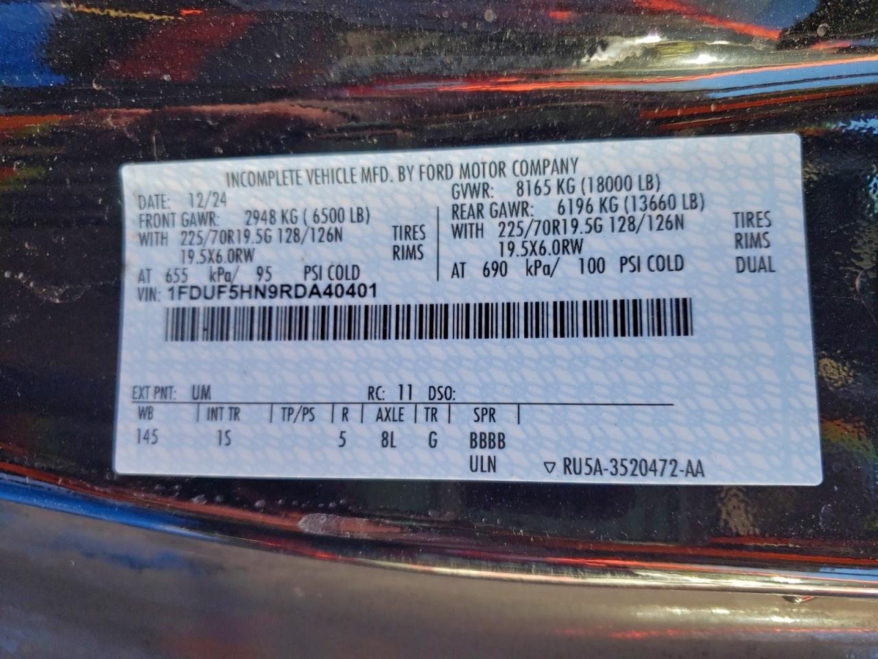 2024 FORD F550 FLATBED TRUCK photo 12
