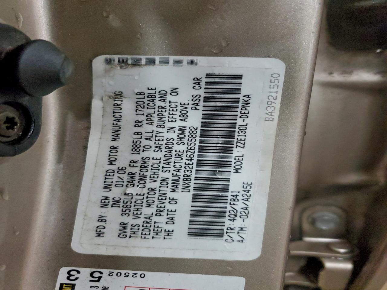 2006 TOYOTA COROLLA LE photo 23