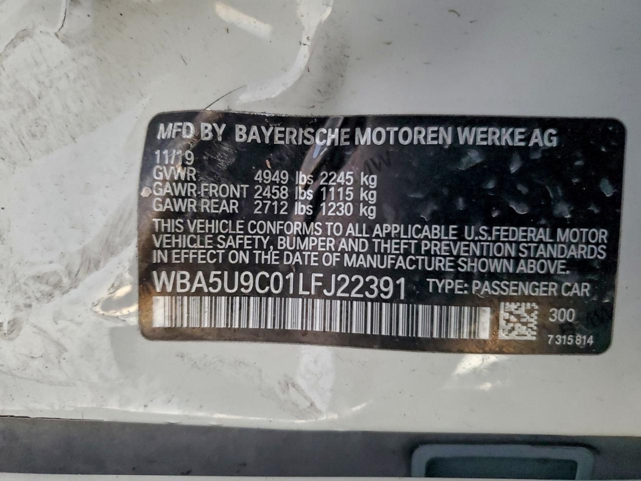 2020 BMW M340XI photo 12