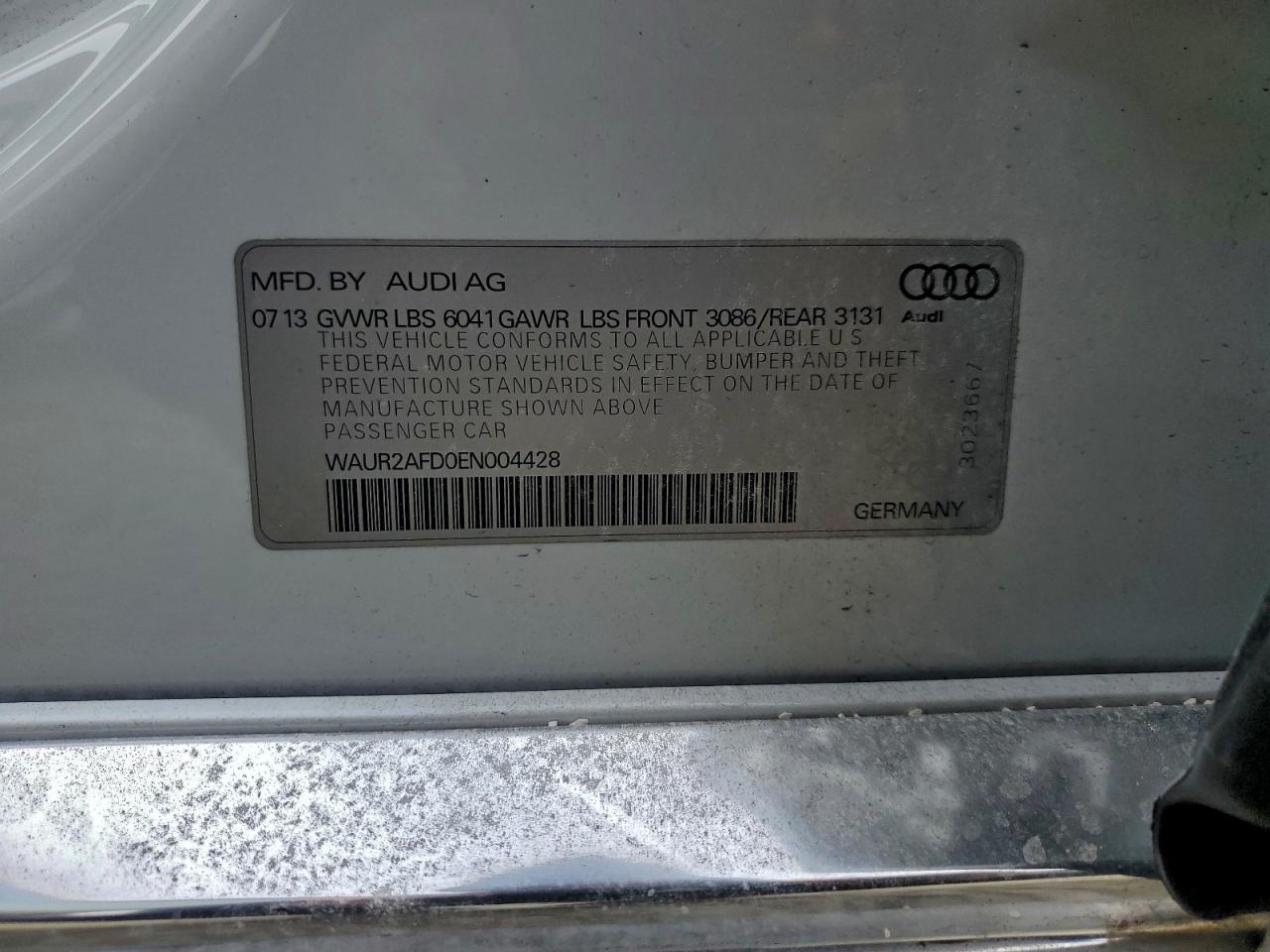 2014 AUDI A8 L QUATTRO photo 12