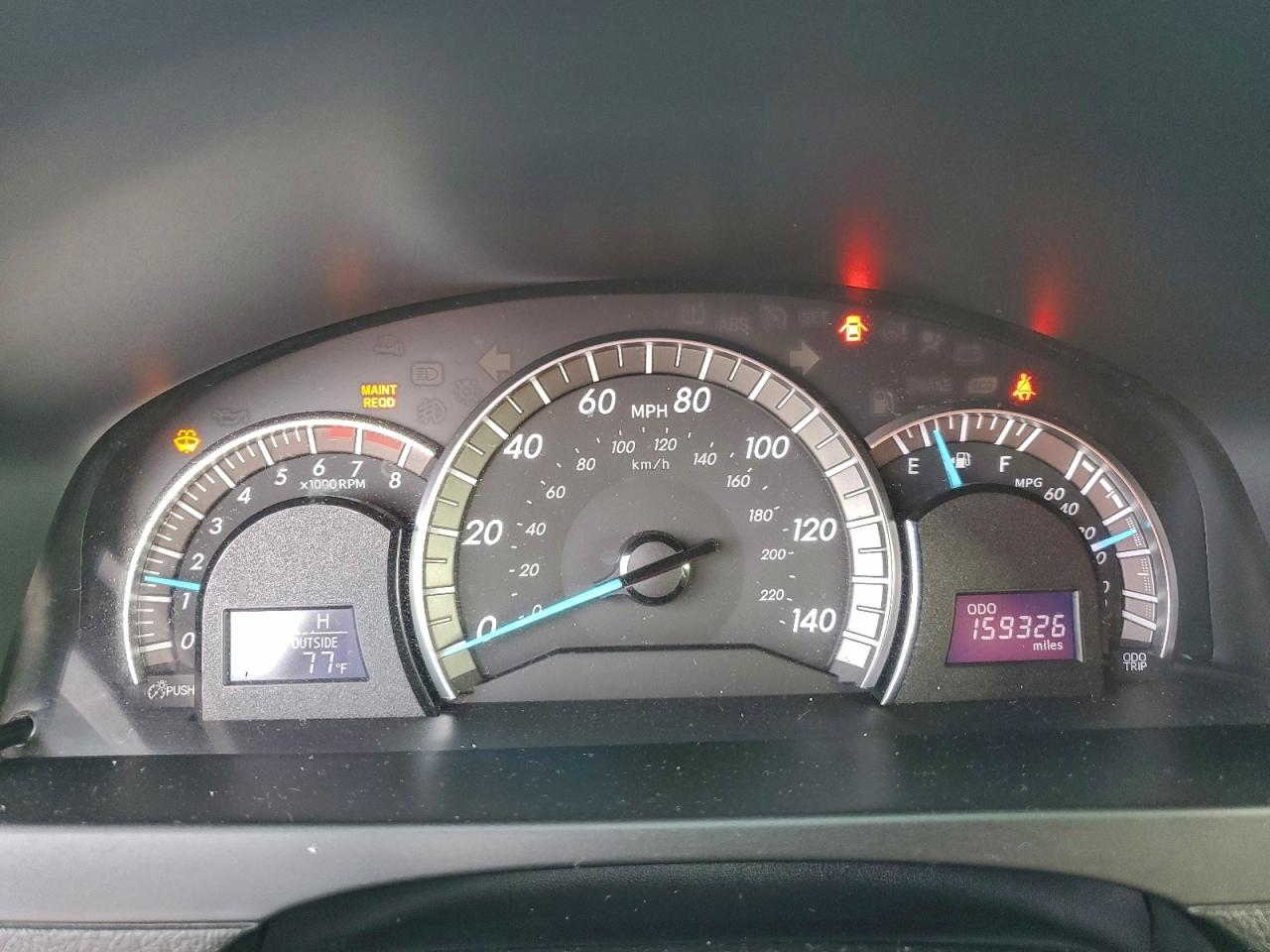 2012 TOYOTA CAMRY BASE photo 9