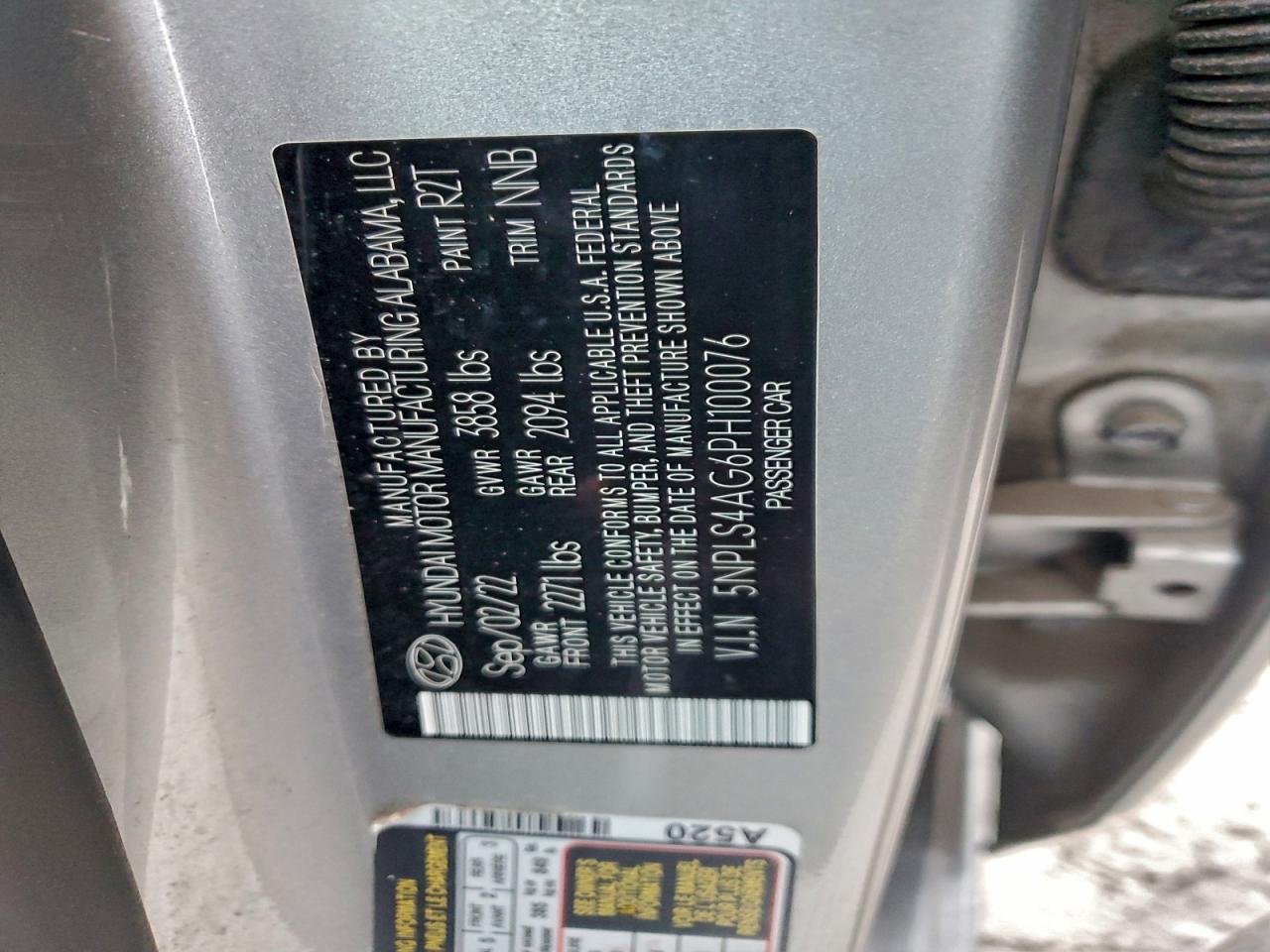 2023 HYUNDAI ELANTRA SEL photo 12