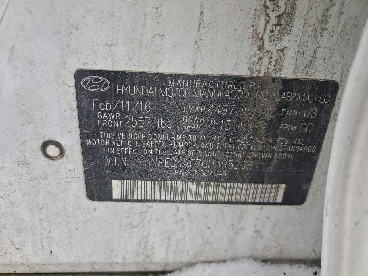 2016 HYUNDAI SONATA SE photo 23