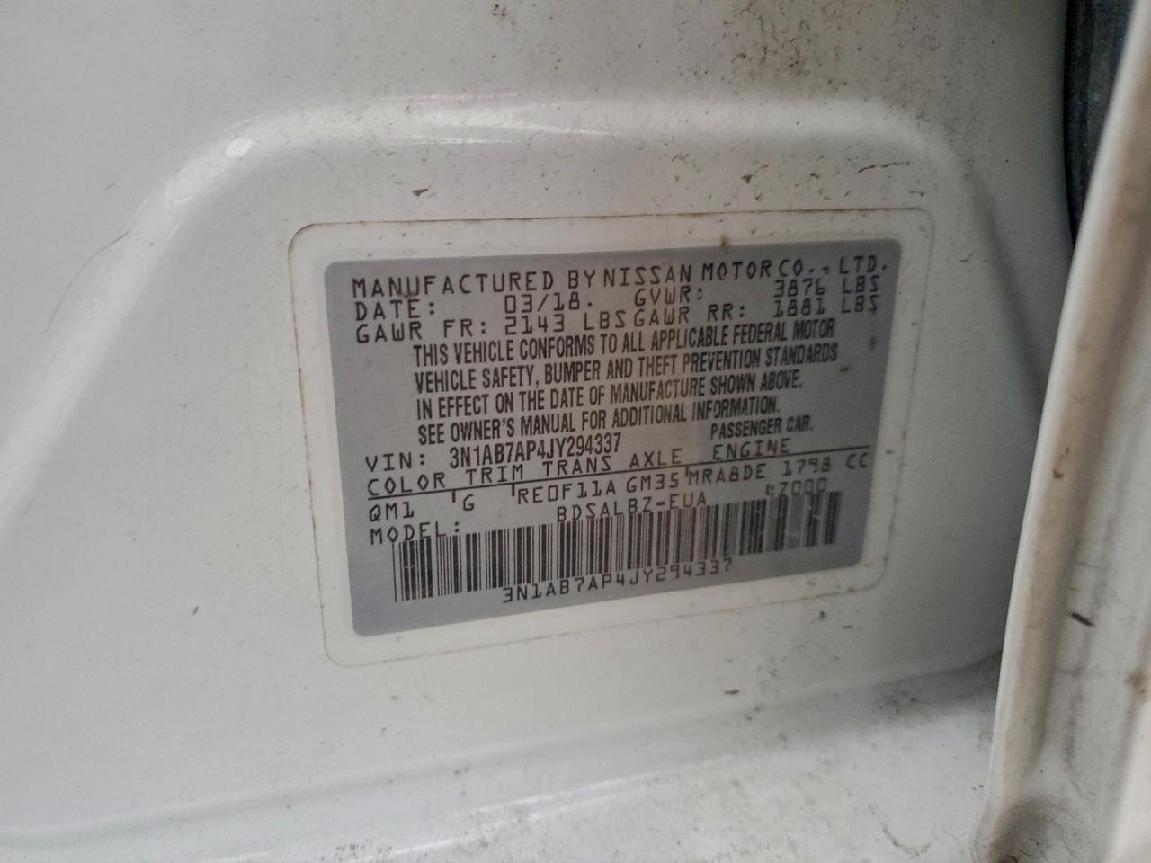 2018 NISSAN SENTRA S photo 25