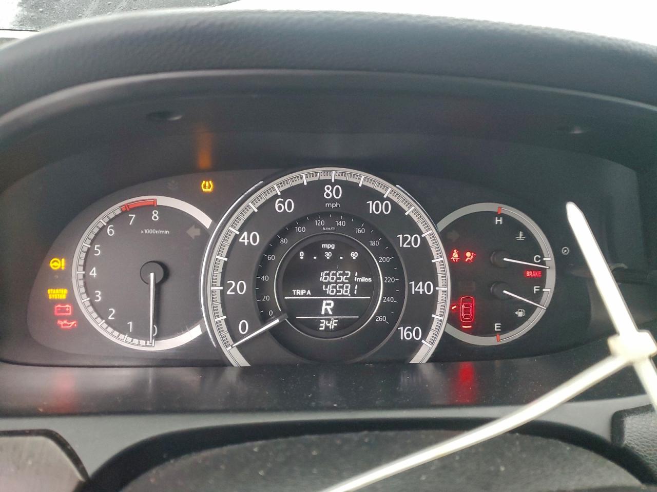 2015 HONDA ACCORD EX photo 9