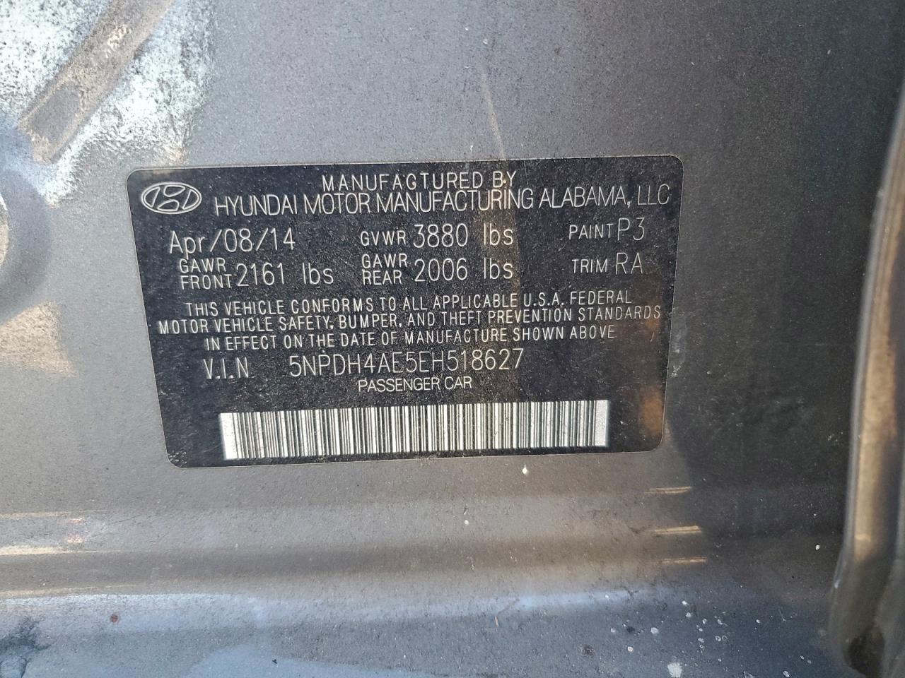 2014 HYUNDAI ELANTRA SE photo 23