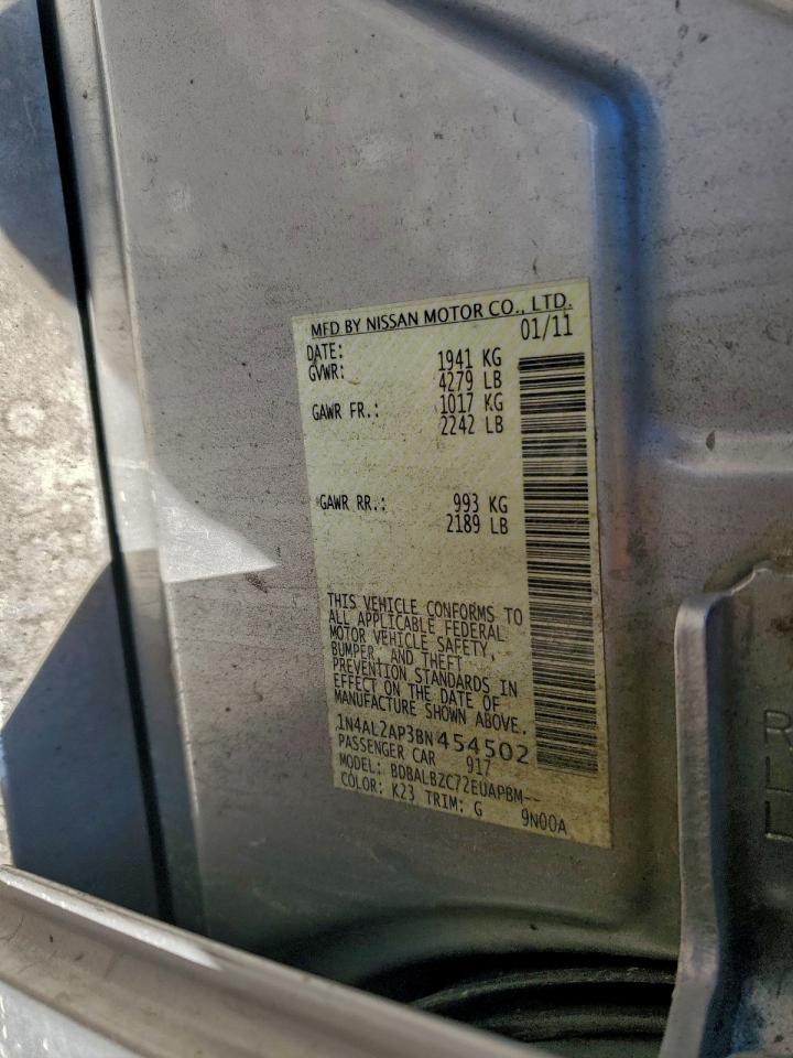 2011 NISSAN ALTIMA BASE photo 25