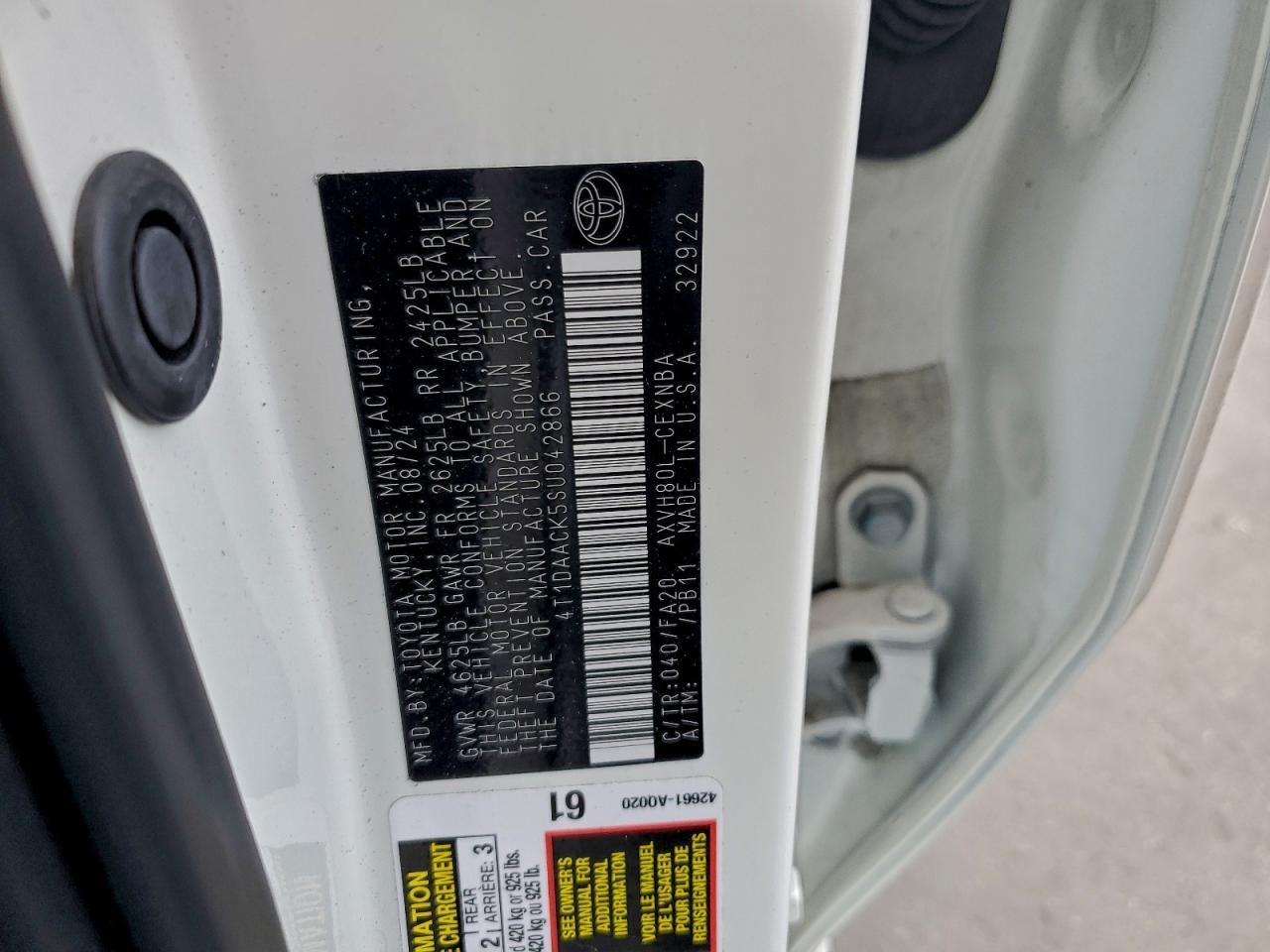 2025 TOYOTA CAMRY XSE photo 12