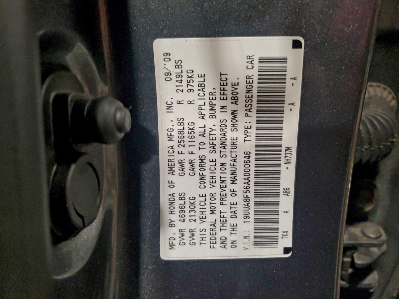 2010 ACURA TL photo 12