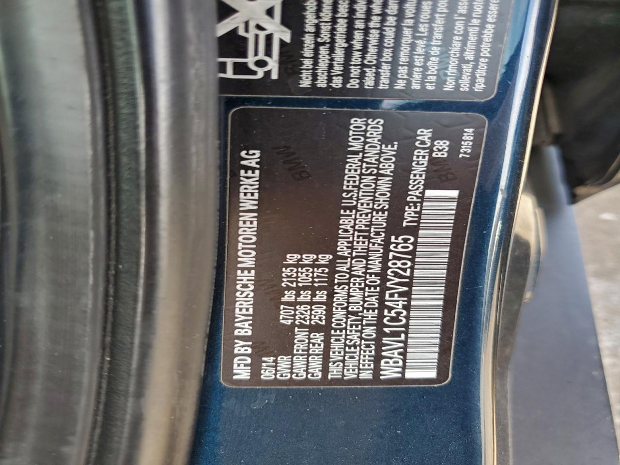 2015 BMW X1 XDRIVE28I photo 12