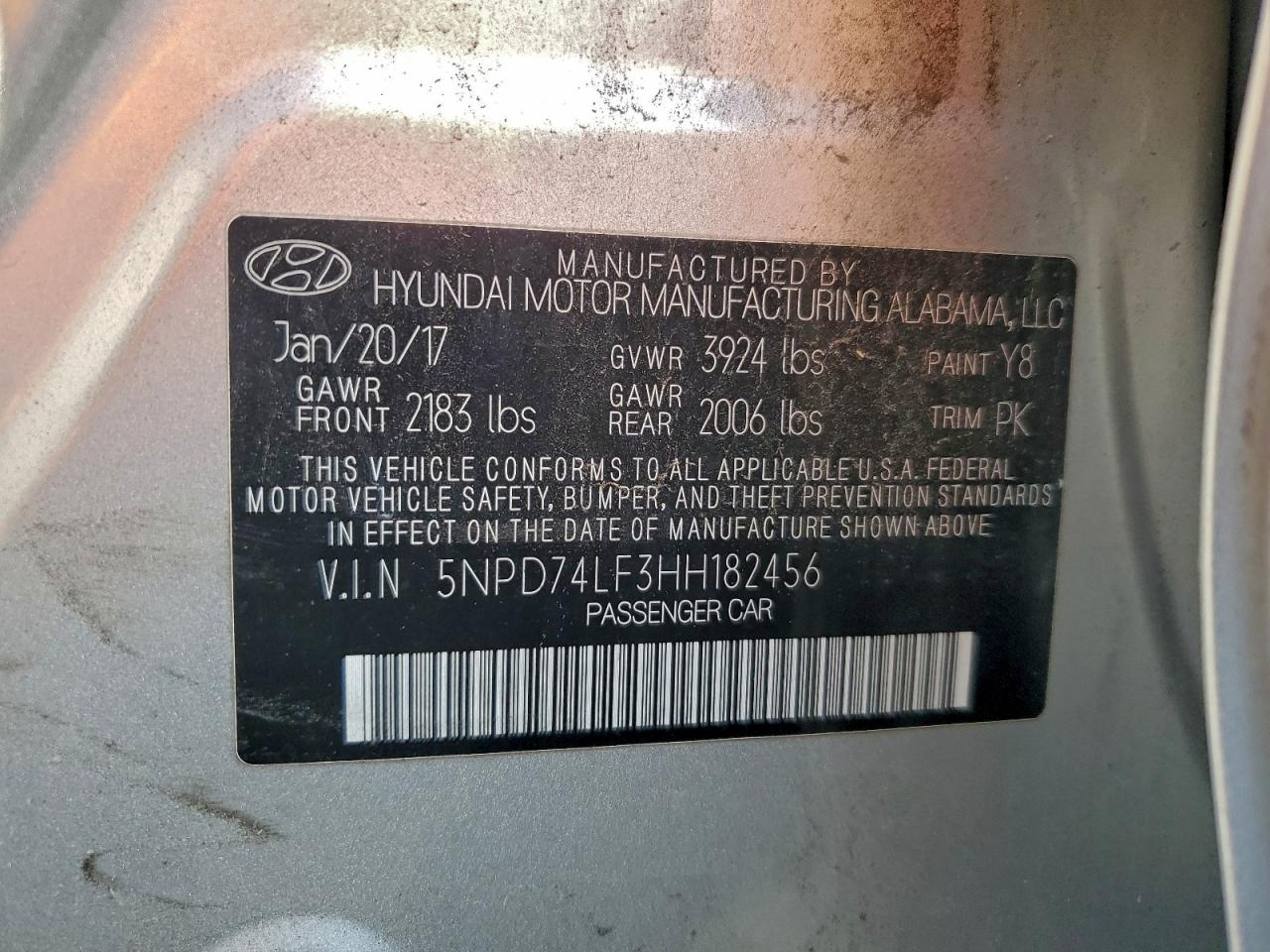 2017 HYUNDAI ELANTRA SE photo 23