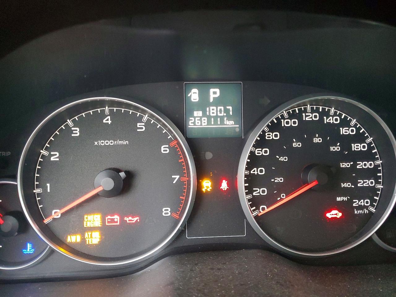 2014 SUBARU OUTBACK 2.5I PREMIUM photo 9