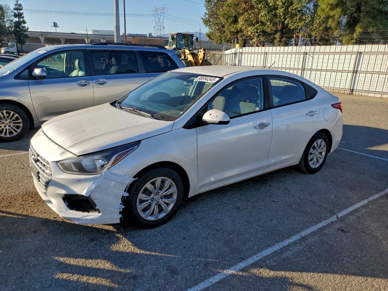 2019 HYUNDAI ACCENT SE — FRONT END damage — photo 1