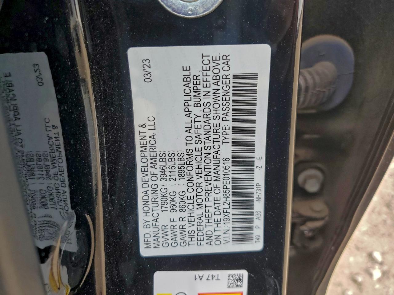 2023 HONDA CIVIC SPORT photo 12