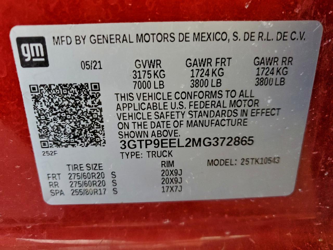 2021 GMC SIERRA K1500 AT4 photo 12