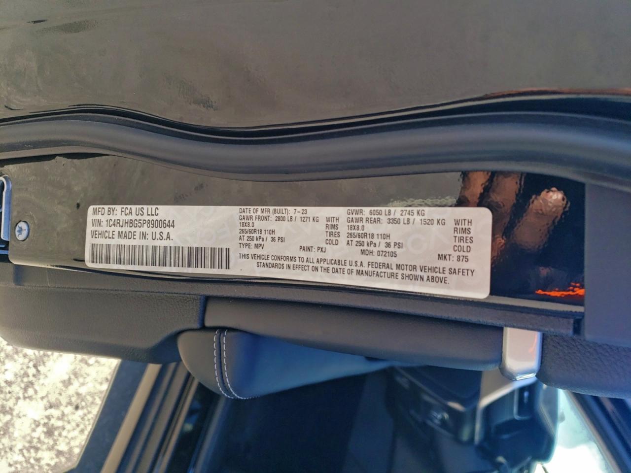 2023 JEEP GRAND CHEROKEE LIMITED photo 13