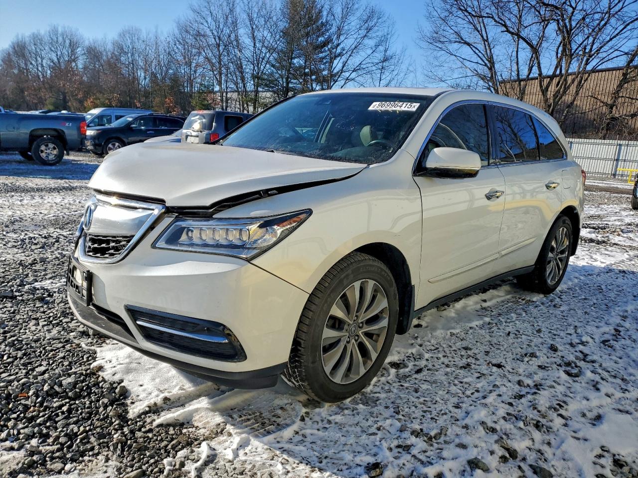 2016 ACURA MDX TECHNOLOGY — FRONT END damage — photo 1
