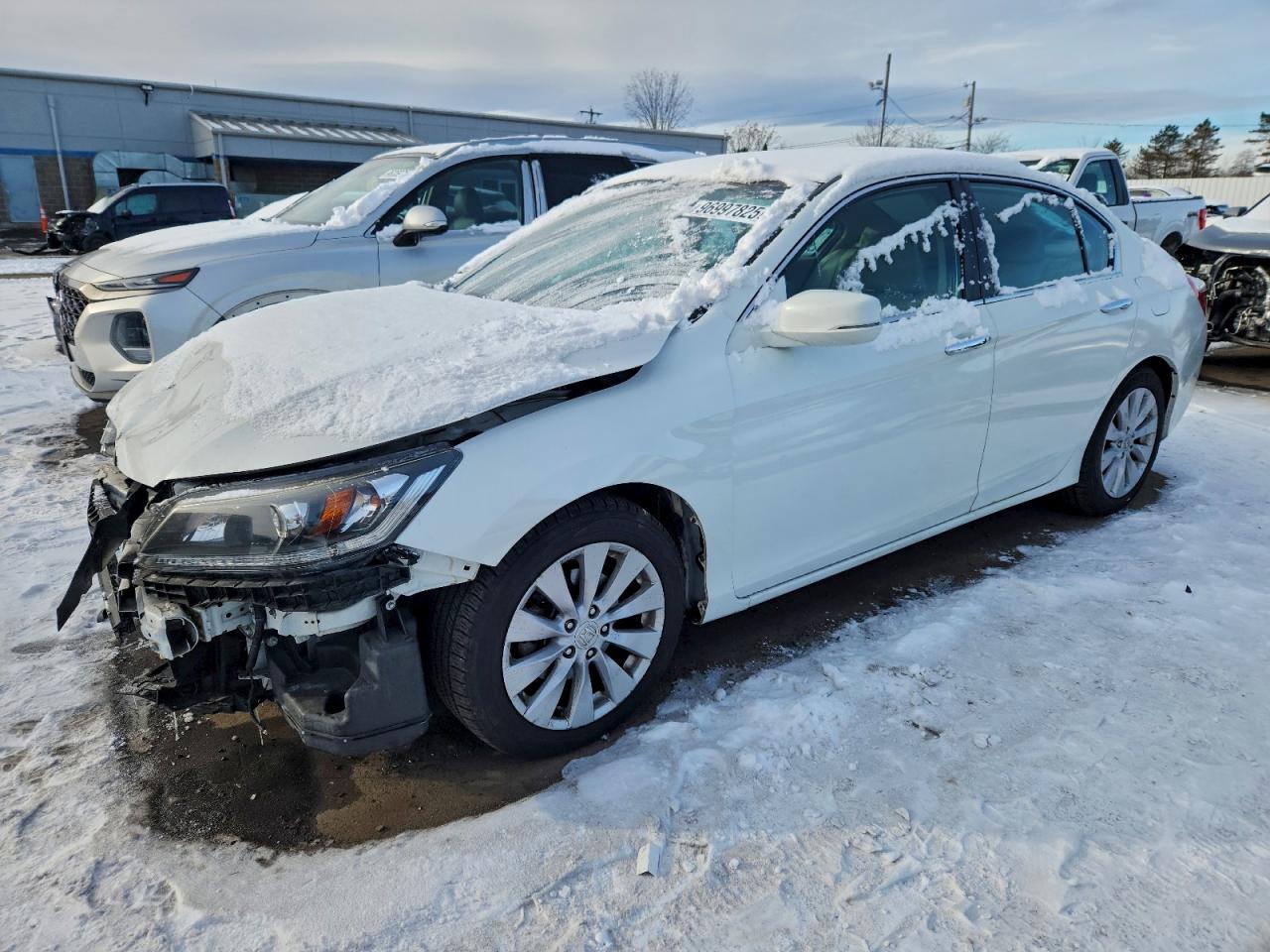 2015 HONDA ACCORD EXL — FRONT END damage — photo 1