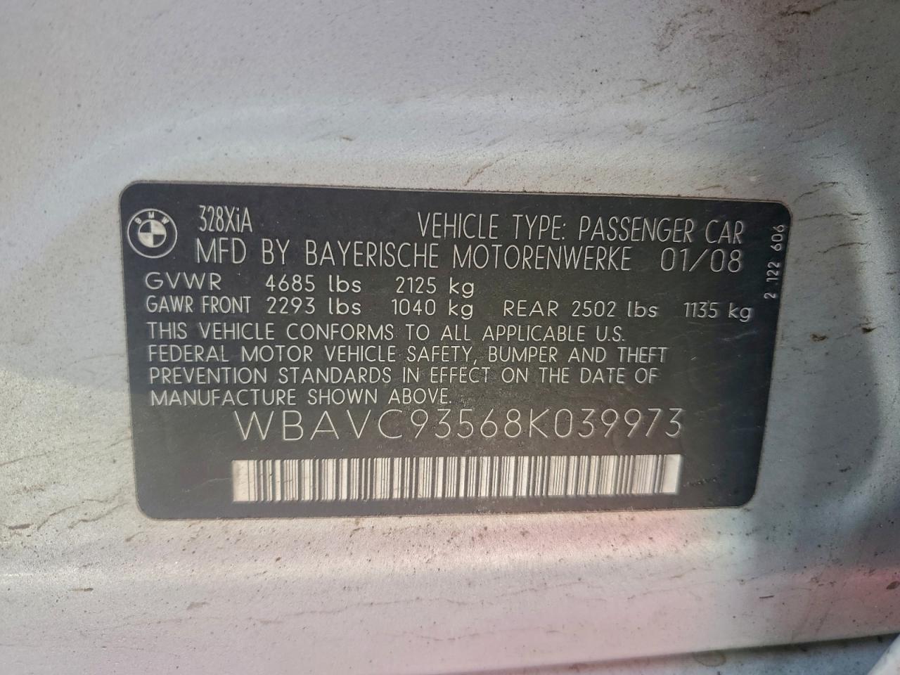 2008 BMW 328 XI photo 37