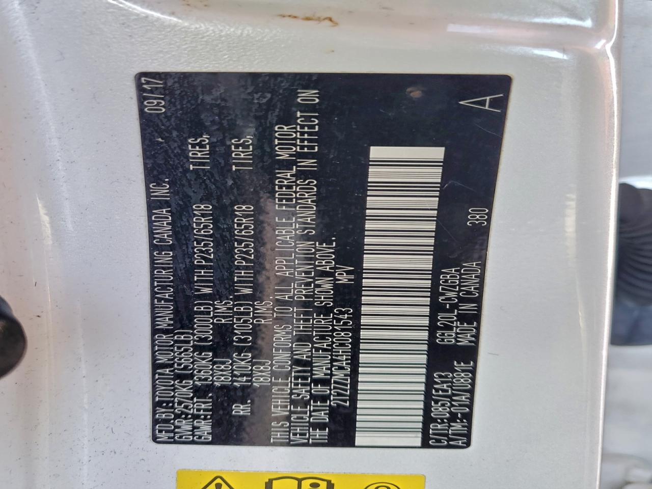 2017 LEXUS RX 350 BASE photo 25