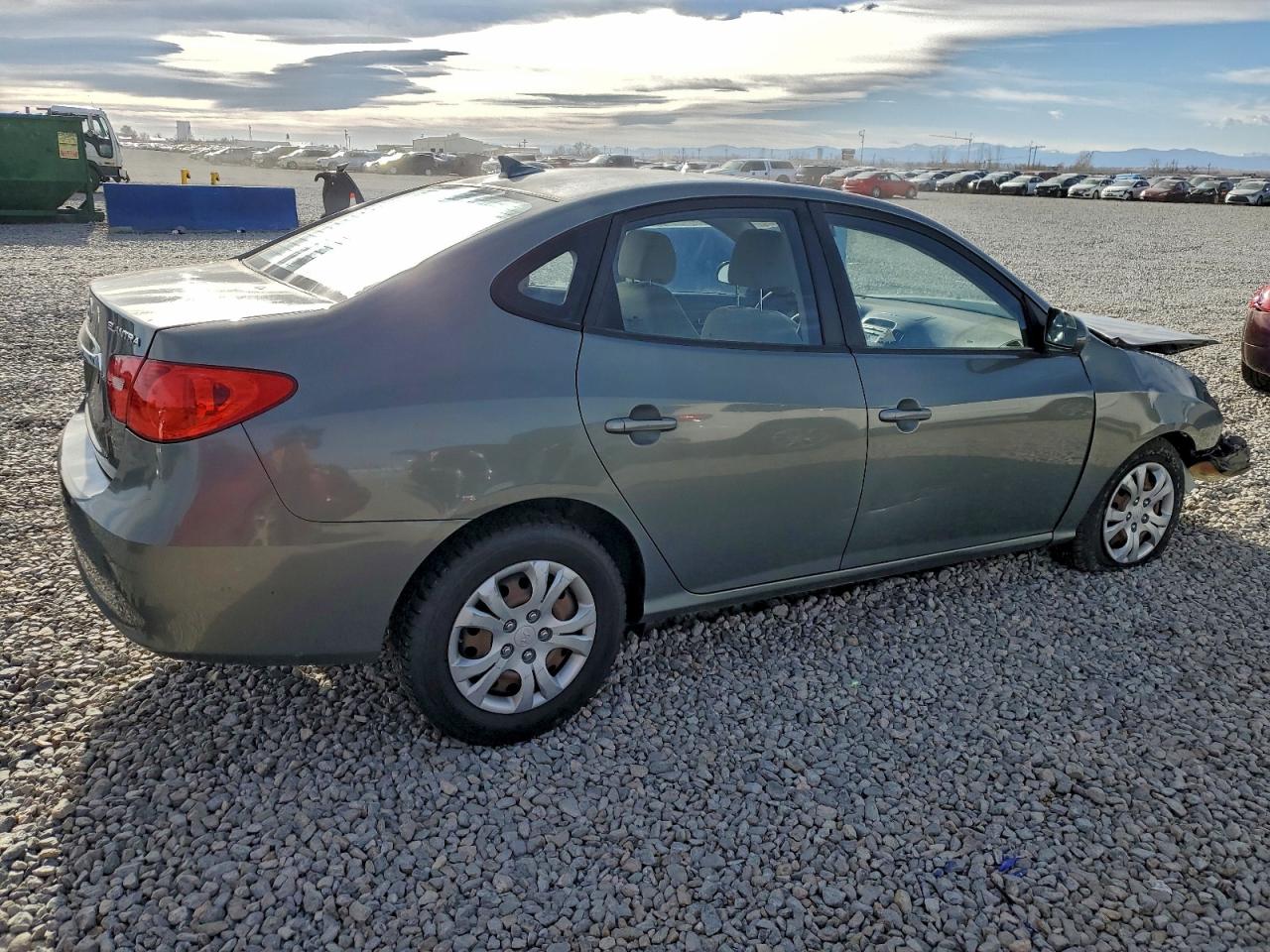 2010 HYUNDAI ELANTRA BLUE photo 5