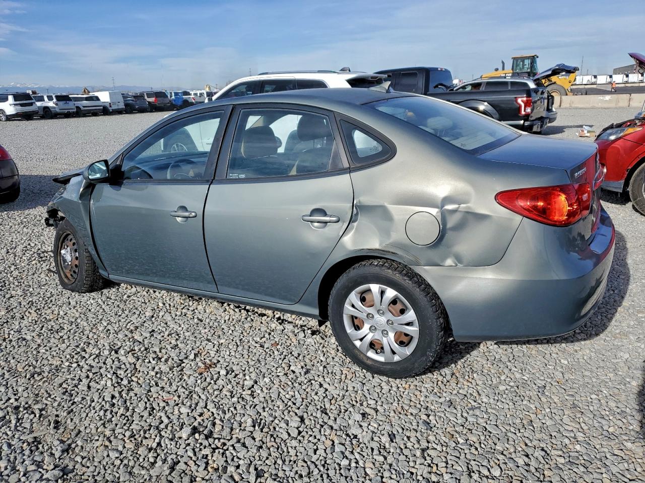 2010 HYUNDAI ELANTRA BLUE photo 3