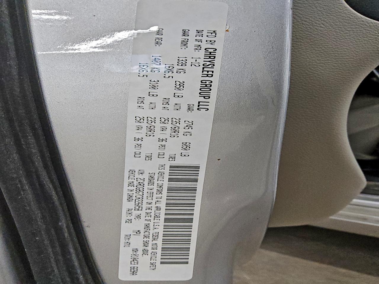 2012 DODGE GRAND CARAVAN SE photo 13