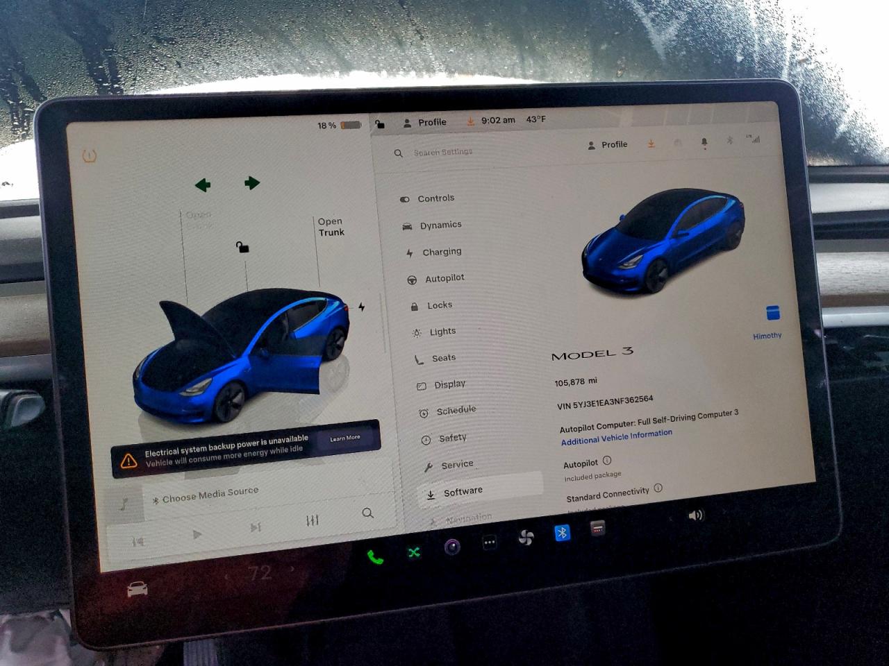 2022 TESLA MODEL 3 photo 9