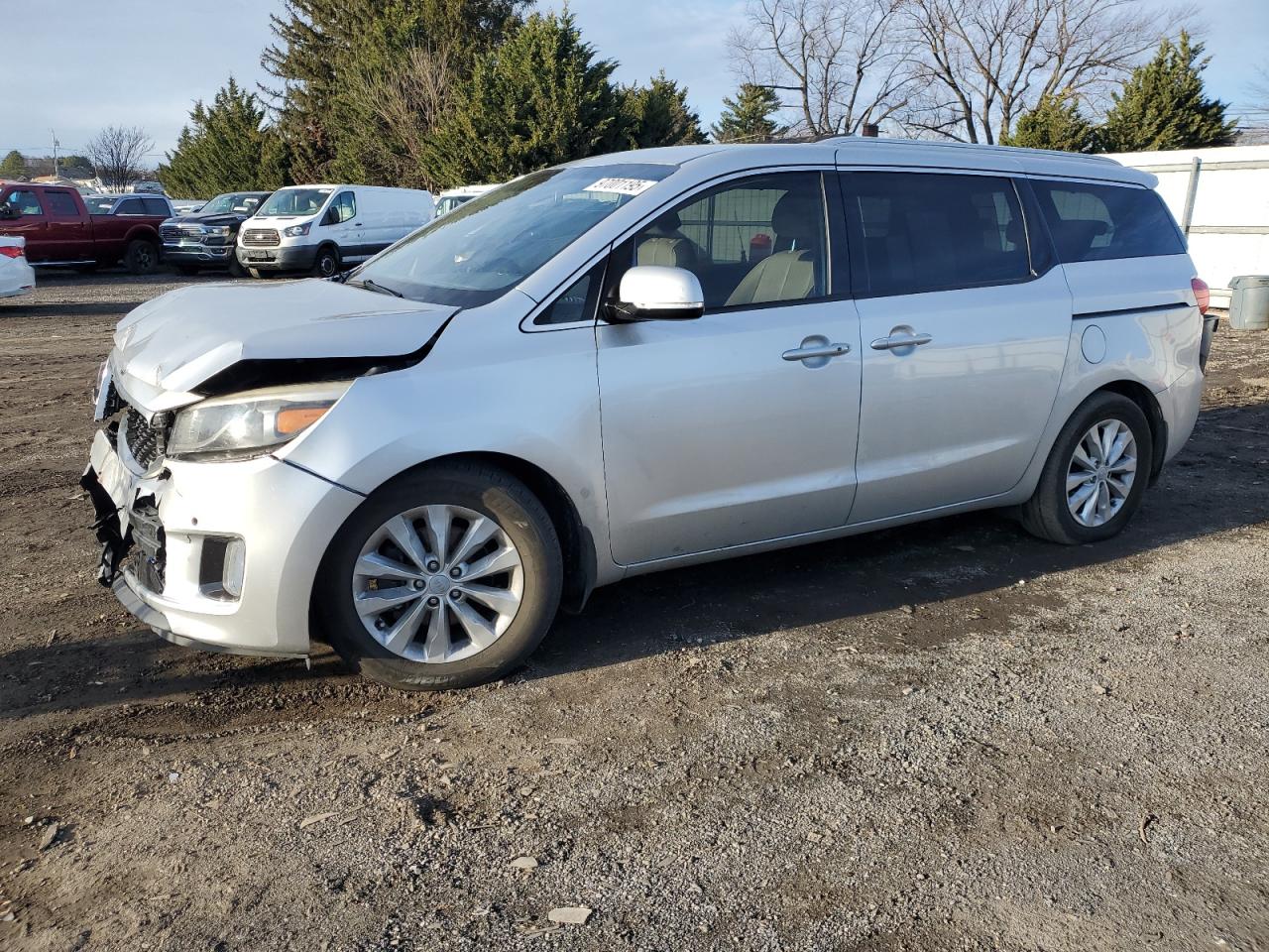 2018 KIA SEDONA EX — FRONT END damage — photo 1