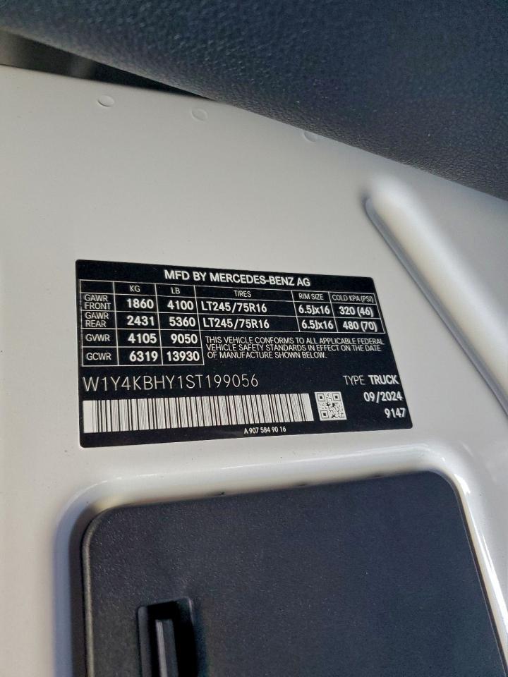 2025 MERCEDES BENZ SPRINTER 2500 DELIVERY VAN photo 25