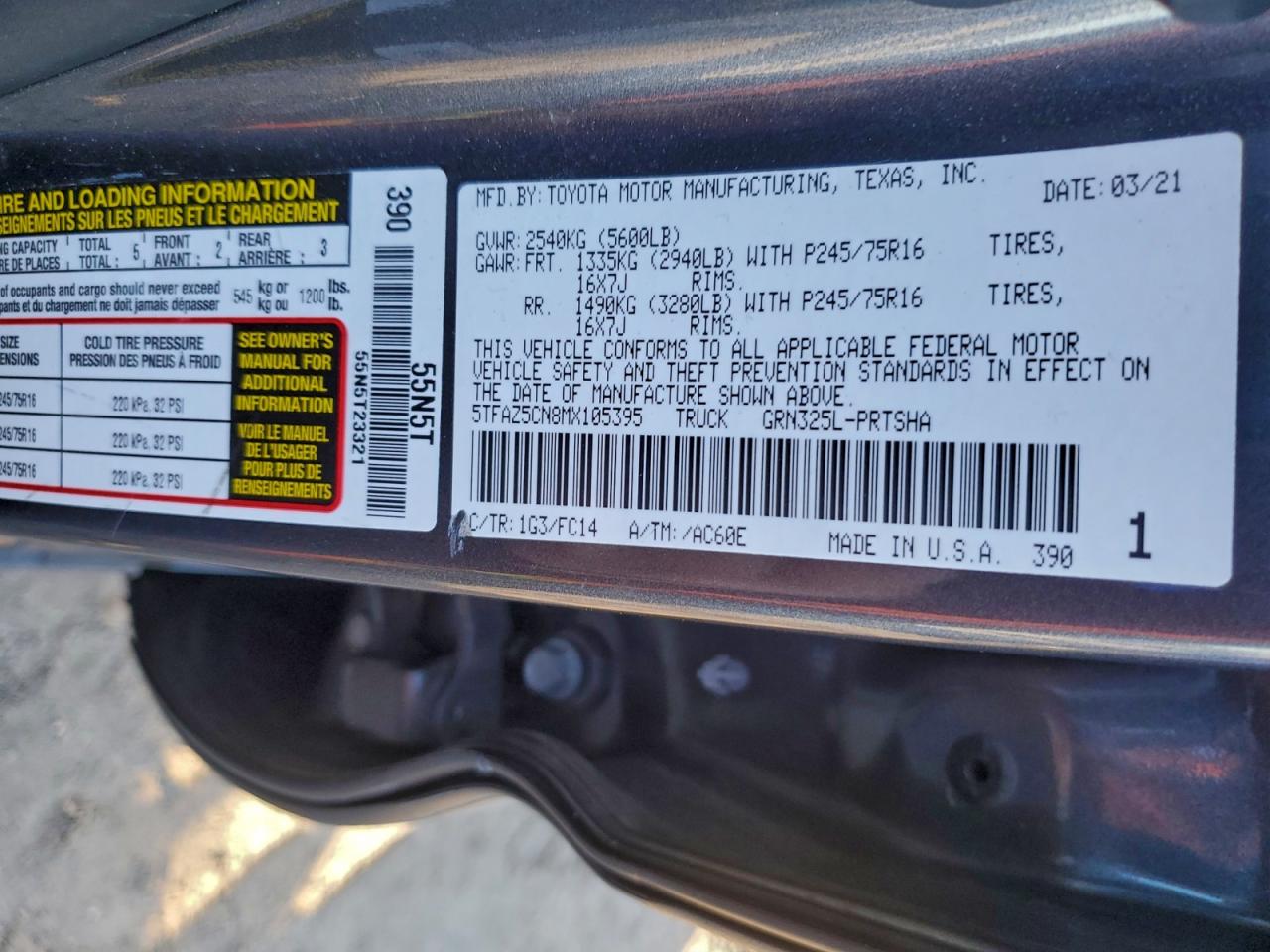 2021 TOYOTA TACOMA DOUBLE CAB photo 25