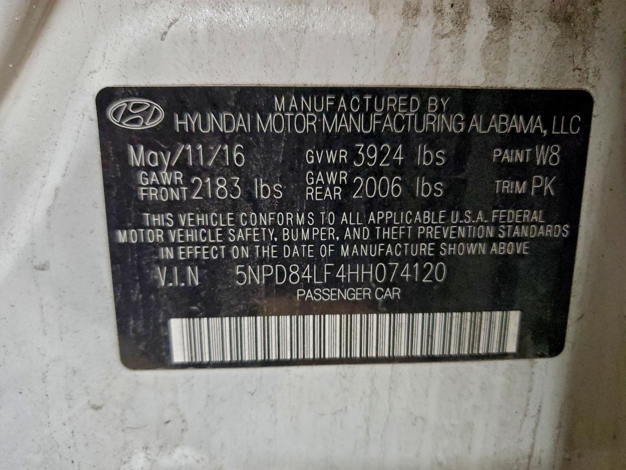 2017 HYUNDAI ELANTRA SE photo 45
