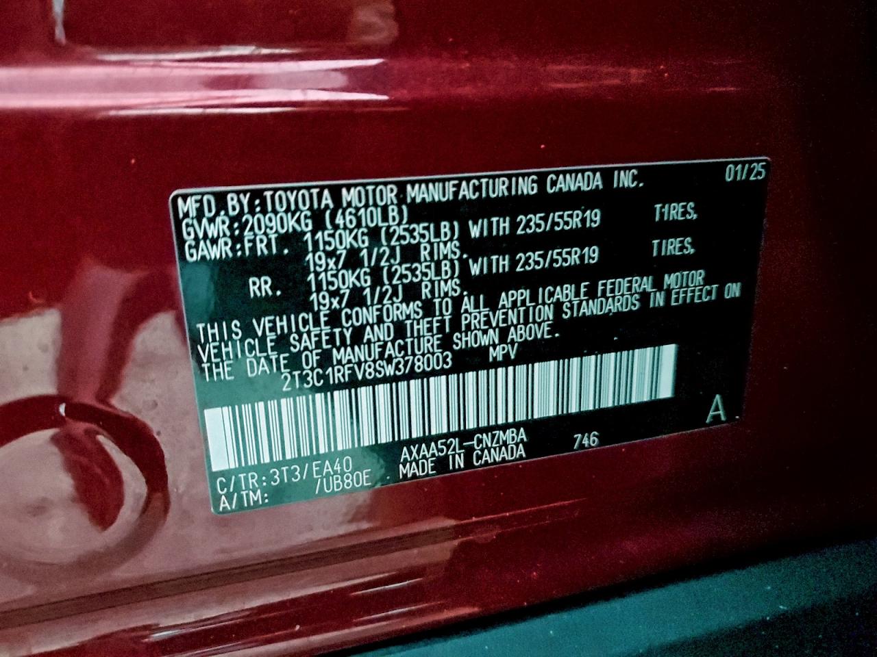 2025 TOYOTA RAV4 XLE PREMIUM photo 13