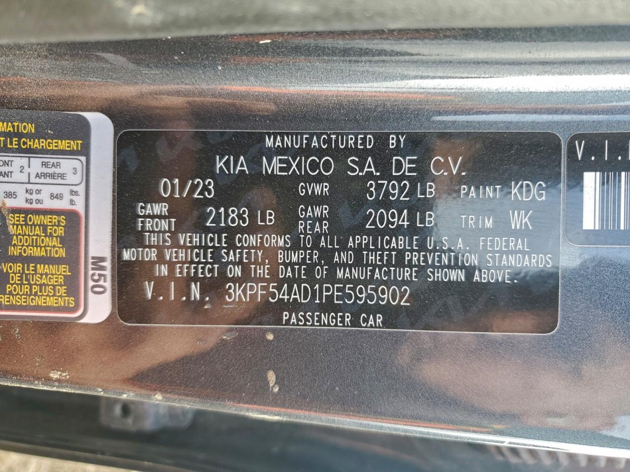 2023 KIA FORTE GT LINE photo 12