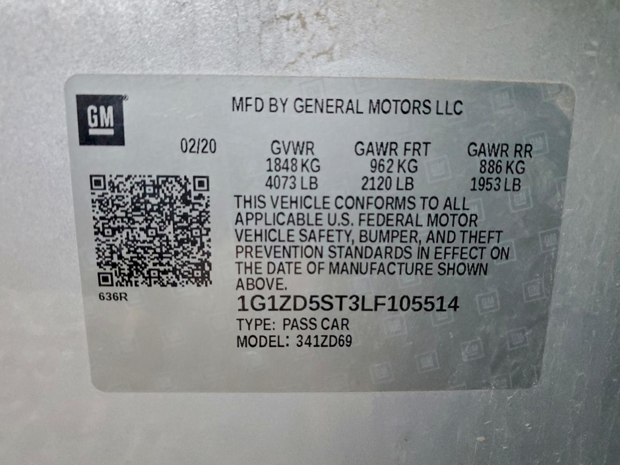 2020 CHEVROLET MALIBU LT photo 23
